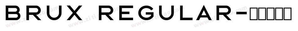 BRUX Regular字体转换